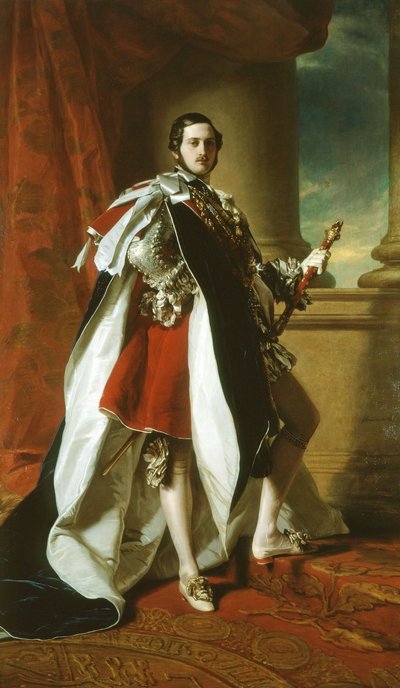 Portrait of Prince Albert in Garter Robes by Franz Xaver Winterhalter